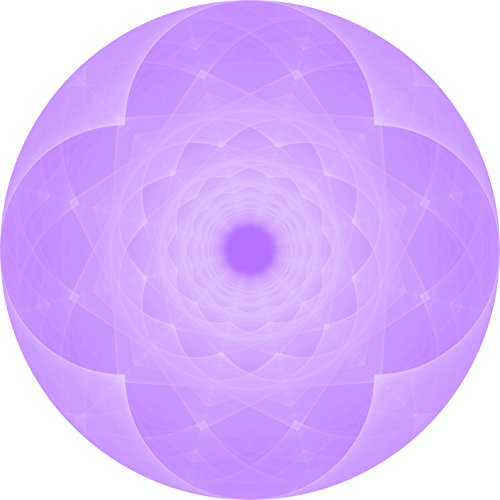 Fractal Flower Melanine Free Safe Edible Plate/ Rolling Tray Inspired by the Flower of Life. Sacred Geometry Kitchenware.