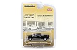 2015 Chevrolet Silverado Pickup Truck Black with Tow Hitch and Tool Box Limited Edition to 2400pcs 1/64 by Greenlight 51109 B