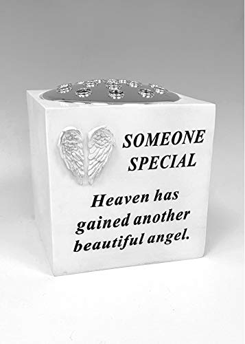 David Fischhoff SOMEONE SPECIAL GRAVESIDE MEMORIAL SCROLL PLAQUE ORNAMENT GRAVE TRIBUTE DECOR