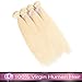 613 Blonde Virgin Hair Straight human hair 16 18 20 inch, Pack Of 3,100g/Bundle,Honey Blonde Brazilian Hair Weave,7A Blonde Human Hair boundles