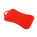 Hongxin Fruit Brush,Antibacterial Silicone Pad Dish
