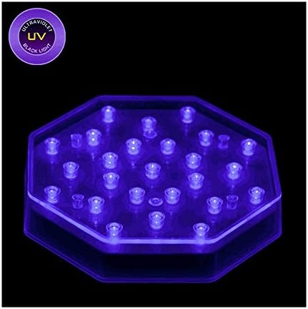 Wireless 25 UV LED High Output Low Profile Spot Black Light Octagon