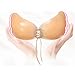 Silicone Self Adhesive Bra Invisible Push-up Reusable Strapless Sexy Cup C,Nubra