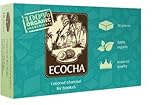 Ecocha Coconut Hookah Charcoal - 100% Organic Coco Coal - 16 Pieces