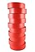 TradeGear Electrical Tape (10PK) Red Matte – Waterproof, Flame Retardant, Strong Rubber Based Adhesive, UL Listed – Rated for Max. 600V and 80oC Use –Measures 60’ x 3/4