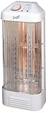 Comfort Zone CZQTV8 Fan Forced Quartz Heater with Beveled Top