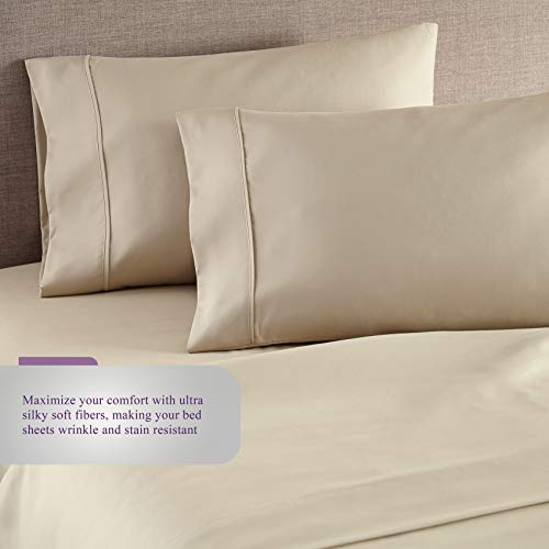 image for HC COLLECTION Hotel Luxury Comfort Bed Sheets Set, 1800 Series Bedding