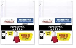 Five Star Loose Leaf Paper + Study App, Notebook