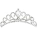 joylive Stylish Princess Crystal Austrian Rhinestone Tiara Hair Comb Crown