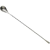 Barfly Teardrop Bar Spoon, End 11 13/16" (30 cm), Stainless Steel