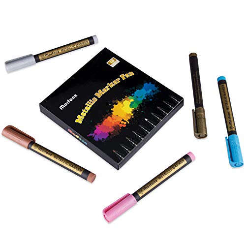 6 Metallic+Morfone+Markers+Painting+Scrapbook