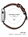For Apple Watch Band 42mm, SHINACE Genuine Leather iWatch Replacement Wristband Bracelet Strap for iWatch Series 3/2/1 with Secure Metal Clasp Classic Buckle(Coffee Brown with Black Buckle)