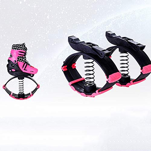 FBEST Kangoo Jumps Kids Jumping Stilts Fitness Exercise Shoes Bouncing Weight Load Range 30-50KG,Red