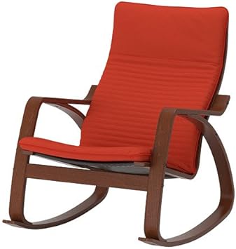 Amazon Com Ikea Poang Rocking Chair Medium Brown With Cushion