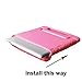Fintie Kiddie Case for iPad Mini 1/2/3 - Light Weight Shock Proof Convertible Handle Stand Kids Friendly for iPad Mini 1 / iPad Mini 2 / iPad Mini 3, Pink