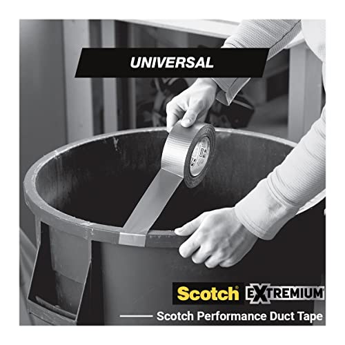 Scotch Universal Black Canvas Repair Tape - 1 Roll, 25 m x 48 mm - Indoor Use, Strong Adhesive, Strong and Waterproof