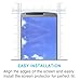 KATIN LG G3 Screen Protector - [2-Pack] LG G3 Tempered Glass Screen Protector Bubble free, 9H Hardness with Lifetime Replacement Warranty