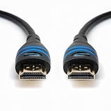 BlueRigger High Speed HDMI cable with Ethernet (3 Feet) - Ultra-thin and flexible - Supports 3D and Audio Return