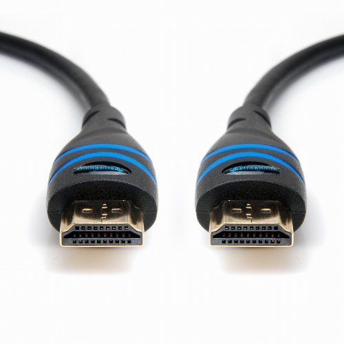 BlueRigger High Speed HDMI cable with Ethernet (3 Feet) - Ultra-thin and flexible - Supports 3D and Audio Return
