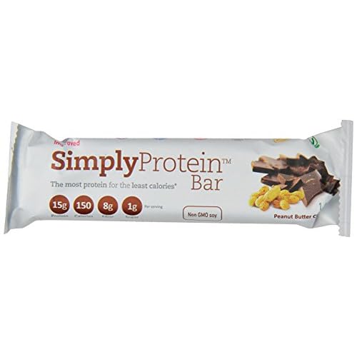 Simply Protein Bar Peanut Butter Chocolate, 1.4-Ounce Bar (Pack of 15) image