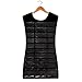 Valdler Dual Sides Hanging Jewelry Non-woven Organizer 30 Pockets 14 Hook-and loop Tabs Holder Storage Bag Without Hanger (Black)