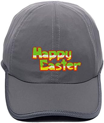 Men Trucker Cap Collegeadjustable Waterproof Outdoor Embroidered Happy-Easter Flat Hat