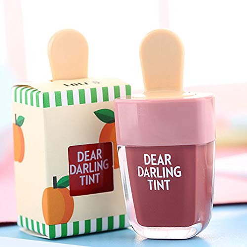 Water-chestnut Waterproof Liquid Lipstick Ice-Cream Shaped Dear Darling Lip Tints Makeup Moisturizing Lasting Natural Charming Lip Stick - Thumbnail 2