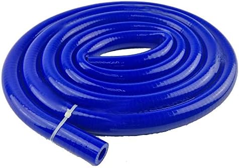 I33T Straight Silicone Hose, 3-Ply Silicone Hose (0.51"ID (13MM), 118" Length (3M), Blue) (ID 0.75")