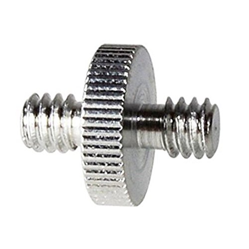 VizGiz 5 Pack Universal Standard 1/4" Male to 1/4 inch Male 20 Threaded Screw Adapter Mounting Thread Camera Screw Coupler Converter Camera Accessories for Tripod Spigot Monopod Quick Release Plate - Thumbnail 2