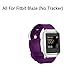 Fitbit Blaze Bands,Vancle® Classic Sport Accessories Comfortable Durable Replacement Wristband with Metal Clasp for Fit bit Blaze Smart Fitness Watch (Purple, Small)