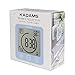 KADAMS Shower Clock Waterproof Bathroom Timer – Digital Wall Clock with Countdown, Magnetic Kitchen Clock with Temperature & Humidity, Suction Cup for Kids Shower Spa Sauna Cook Bath, Blue