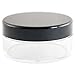 Powder Container (Buca 3), Glossy Black, Set of 2
