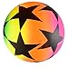 Lot of 12 Assorted Design Rainbow Playground Inflatable Balls