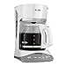 Mr. Coffee 12 Cup Programmable Coffee Maker, White