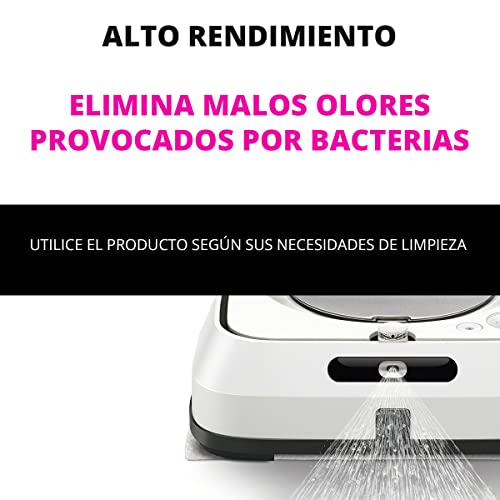 GLISAN ROBOT- Detergente Limpiador Concentrado para Robot Trapeador de Cualquier Marca Para Todo Tipo de Pisos Alto Rendimiento Aroma Manzana Canela