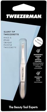Tweezerman Slanted Tweezerette Stainless Steel Precision Tweezers Eyebrow view 5