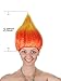 Poppy Party Synthetic Troll Wig Princess Glitter Cosplay Costume Halloween Flame Wacky Troll Hair Wig Fits Men Women(Flame)