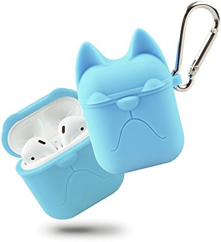 Airpods case Soft silicone rubber protective case Waterproof Skin texture Shock Proof Anti-Scratch Shock resistant For Apple Airpods Accessories