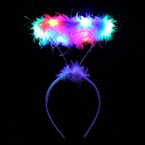 Fun Central M923 Light-Up LED Angel Halo Headband, Light Up Angel Halo Headband, LED Halo Headband for Girls