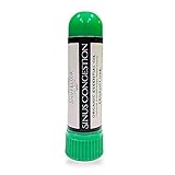 Sinus Congestion Relief Aromatherapy Nasal Inhaler - Personal Diffuser Stick with Antibacterial Anti-inflammatory Respiratory Supporting Organic Essential Oils for Stuffy Nose