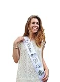 Bride To Be Sash Ribbon Strip Bridal Satin For Bachelorette Party Beauty Queen Wedding Accessories Decorative With Silver Bow Tie