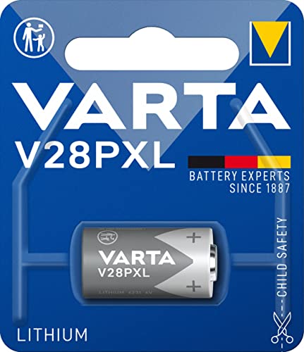 VARTA Batteries V28PXL, Pack of 1, Lithium Coin Cell 6 V, for cameras