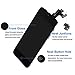 Nroech for iPhone 5C Screen Replacement Black with Home Button and Camera Full Assembly - 5C LCD Display Touch Digitizer - Repair Tools Kit and Tempered Glass Screen Protector