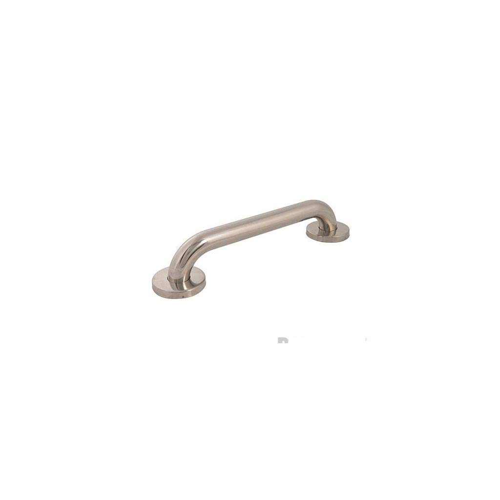 Plumbob 800886 Straight Bathroom Grab Bar Polished Stainless Steel, Silver