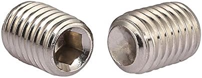 100pcs/lot M2(2mm) A2 Stainless Steel Cup Point Grub Hex Socket Set Screws Metric DIN916 (M2 x 2mm)