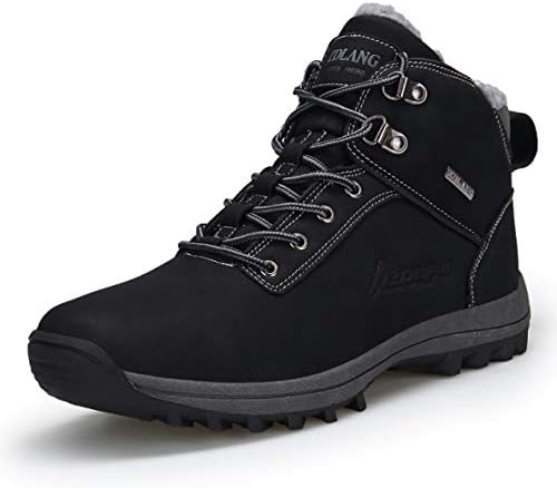 GanQuan2018 Men's Snow Boot Anti-Slip Waterproof Cold-Weather Hiking Shoes