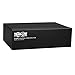 Tripp Lite 4-Port VGA Splitter with Signal Booster, High Resolution Video 350MHz, 2048x1536 (HD15 M/4xF)(B114-004-R) , Black