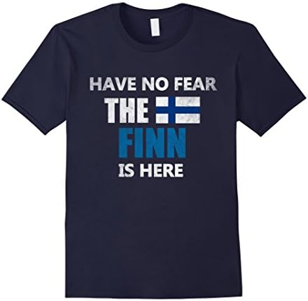 Mens Finland Finnish Pride Funny Flag T-Shirt Have No Fear..Shirt XL Navy