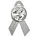 PinMart Green Awareness Ribbon Enamel Lapel Pin