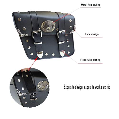 image for Takuey New 2 x Universal Motorcycle Saddlebags Waterproof Motorbike Si